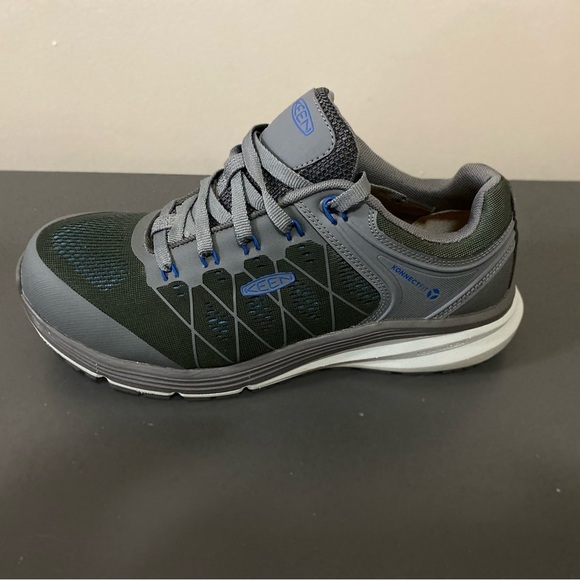 KEEN Utility Steel Toe Vista Work Safety Sneakers Shoe 9EE 9 Gray And black - Picture 2 of 15